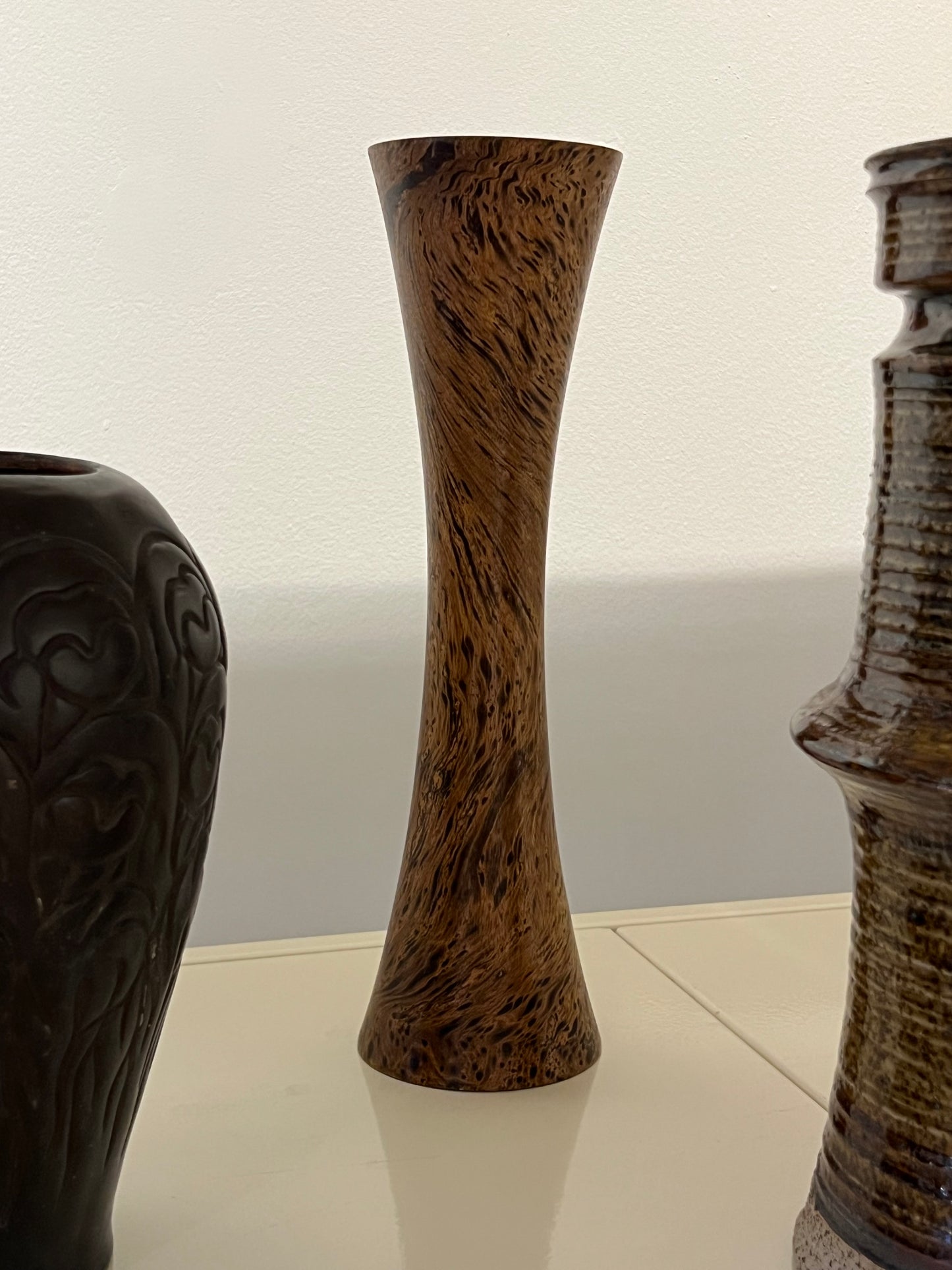 Wooden vase