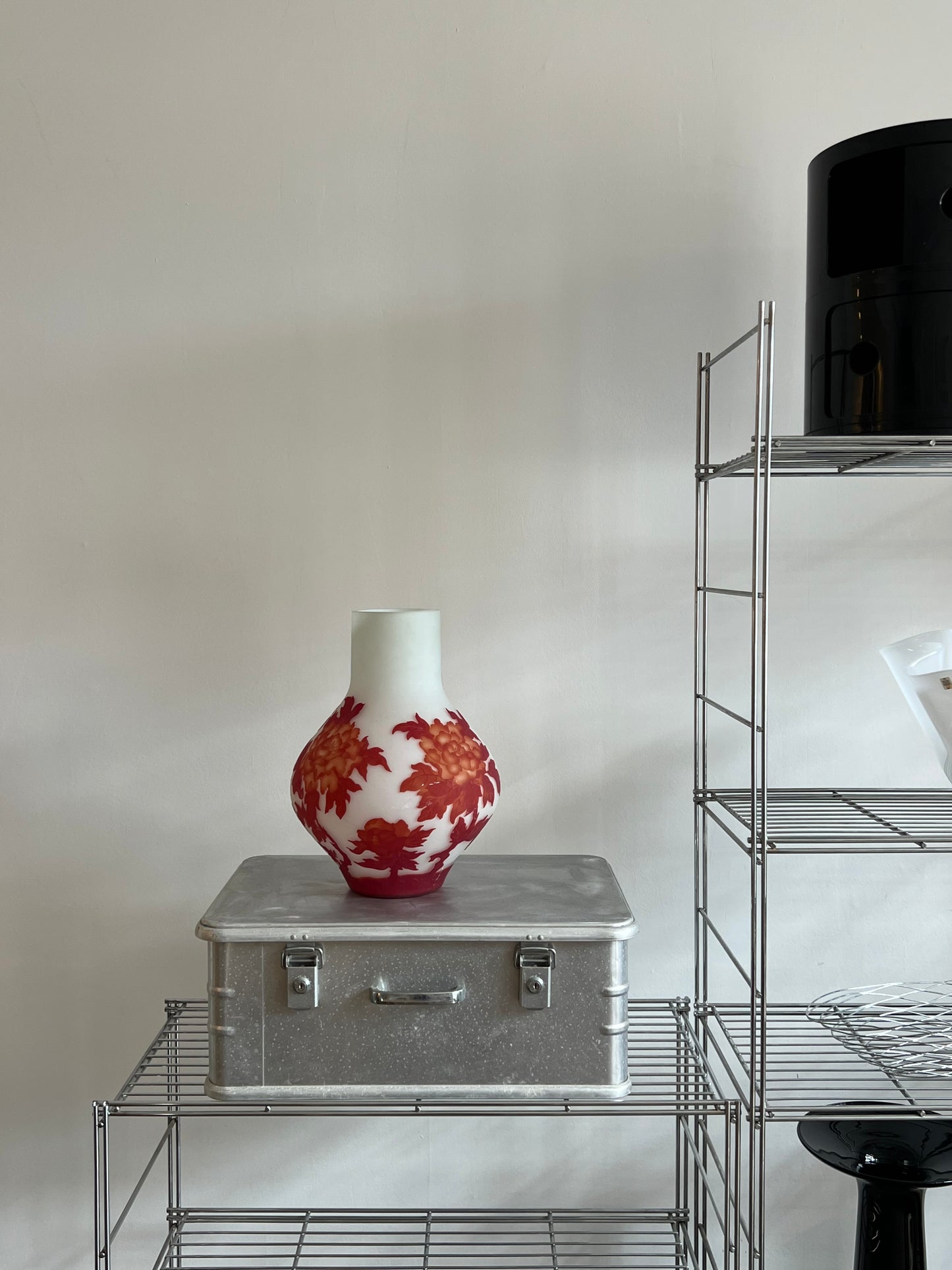 Large floral vase