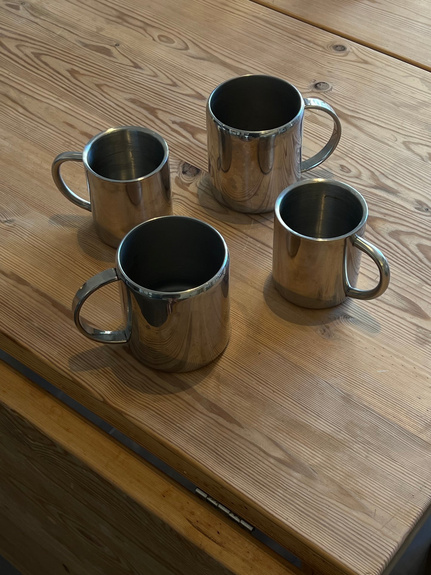 Stainless steel cups