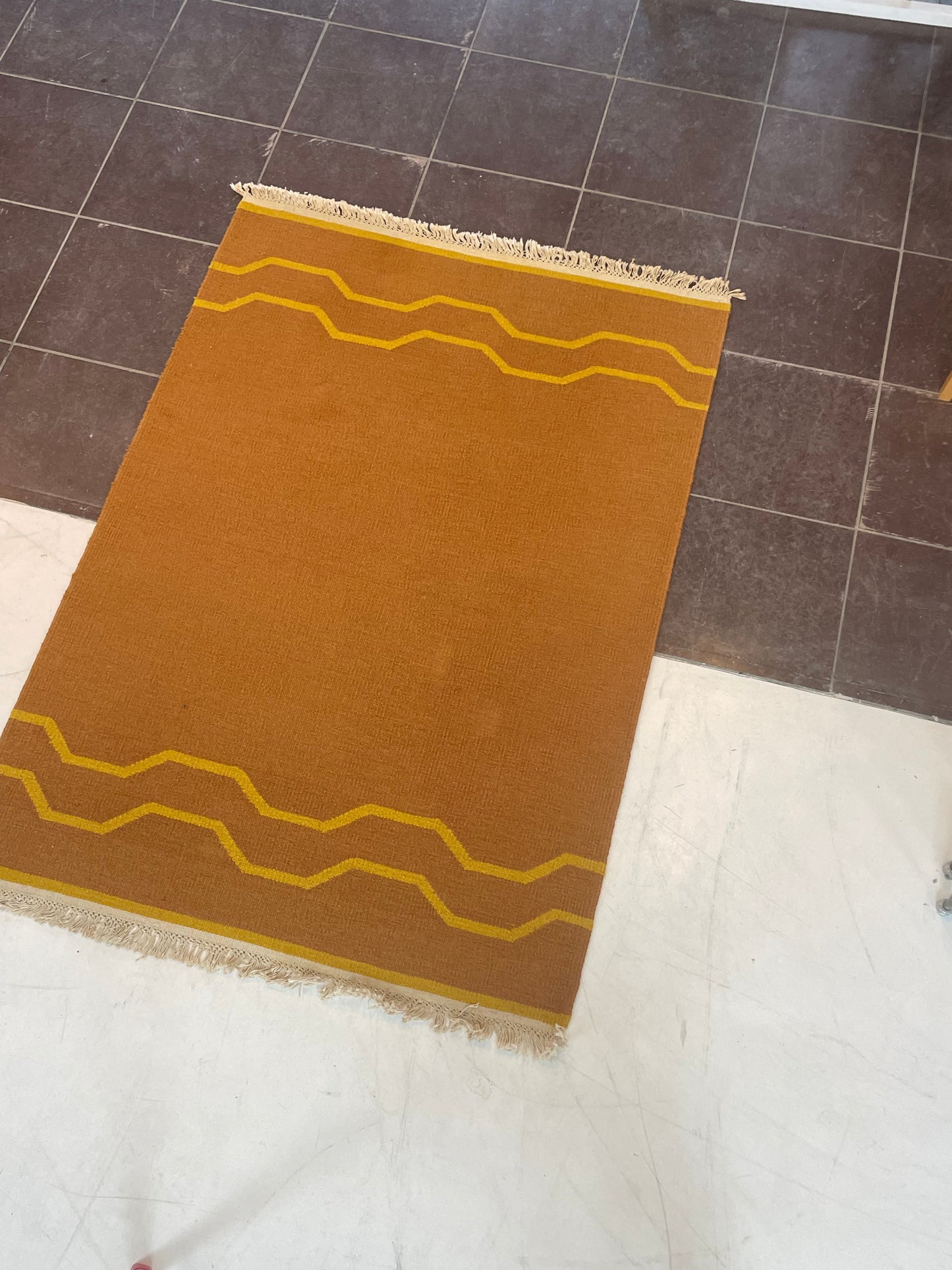 Swedish yellow rug