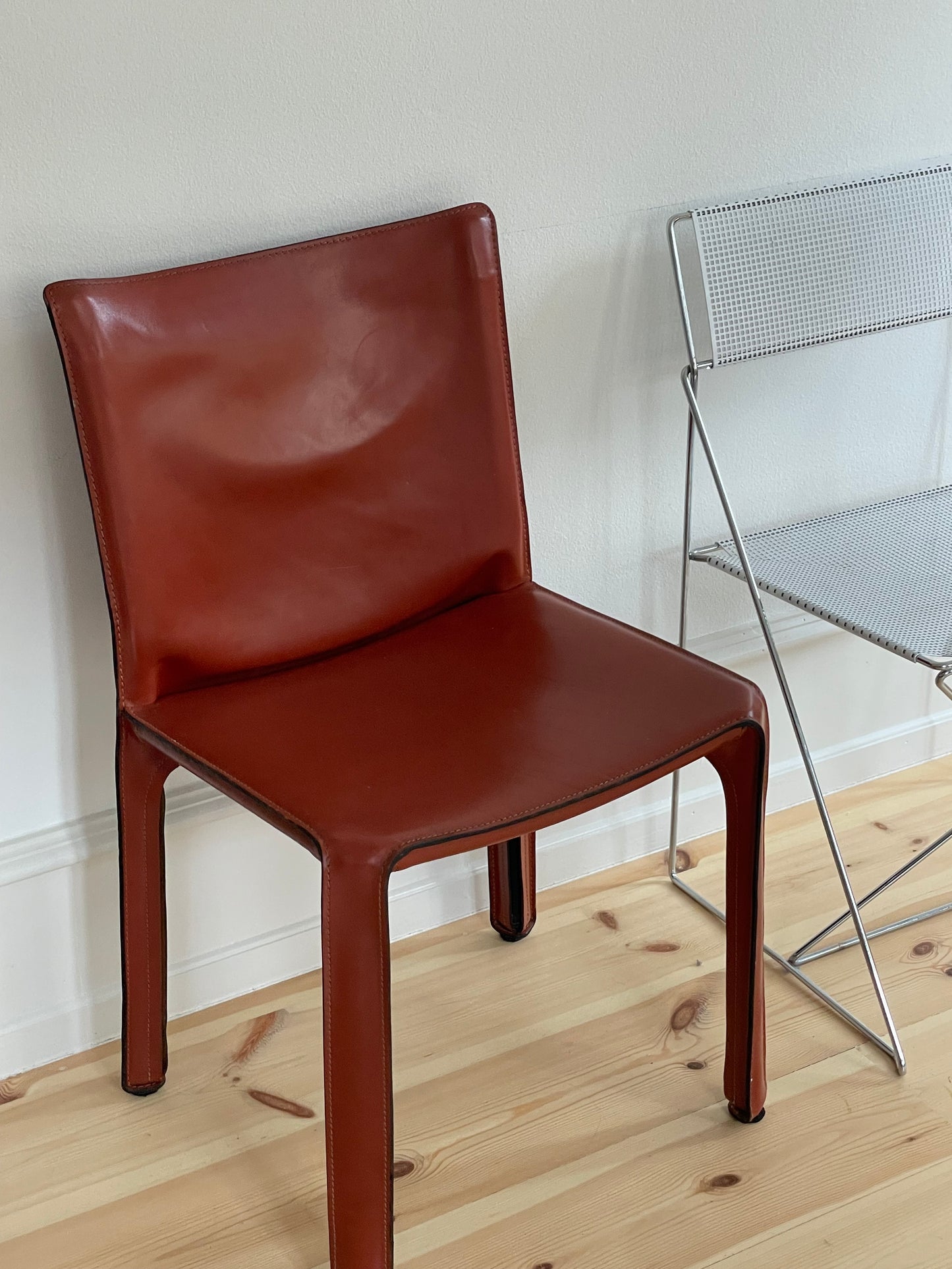 Cassina 412 Cab dining chairs