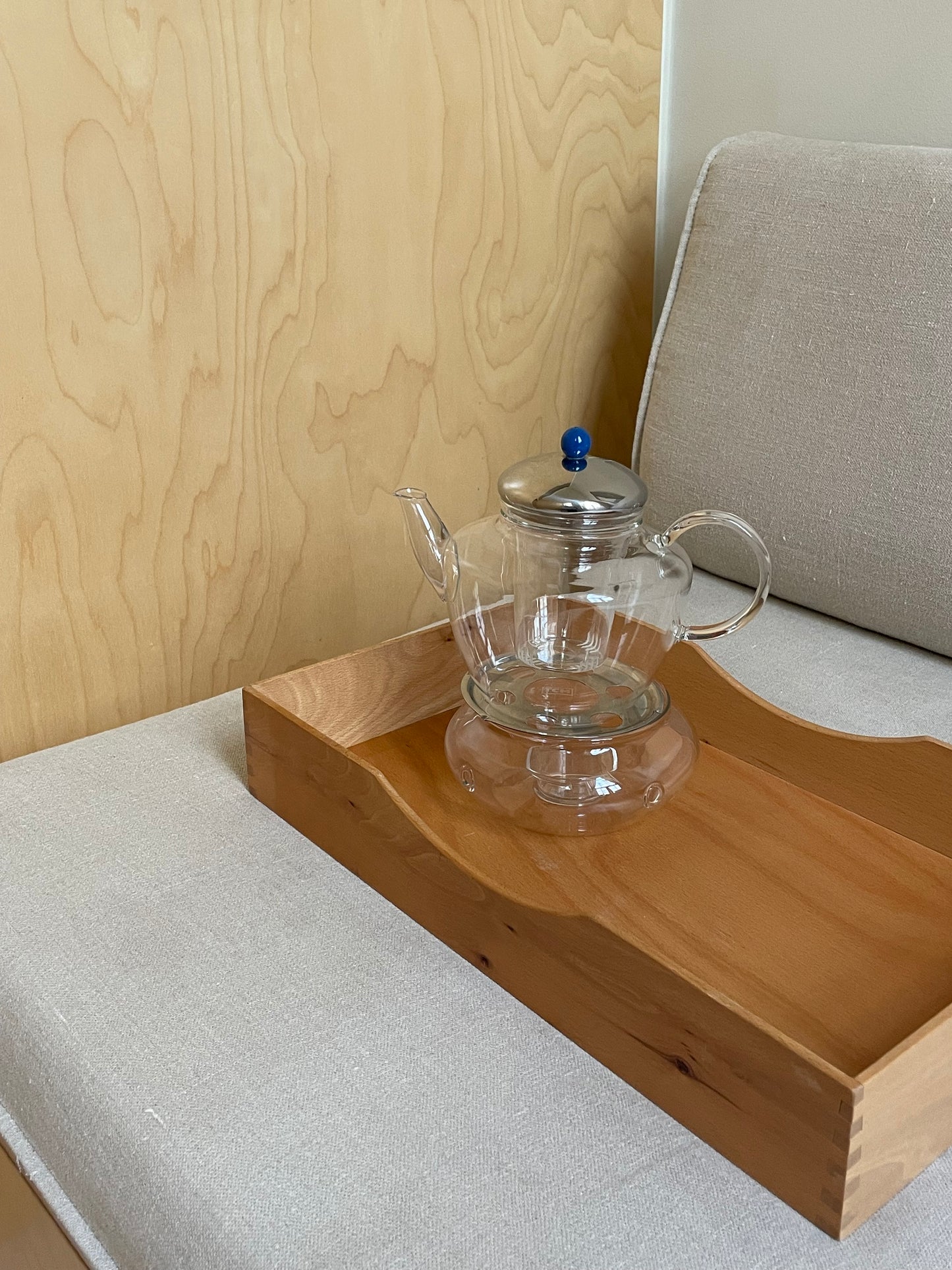 Glass Teapot with warmer