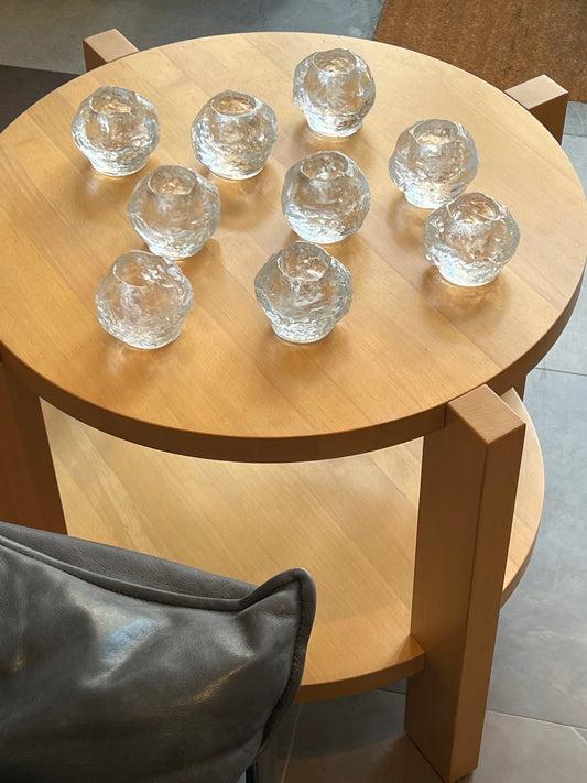 Snowball candle holder