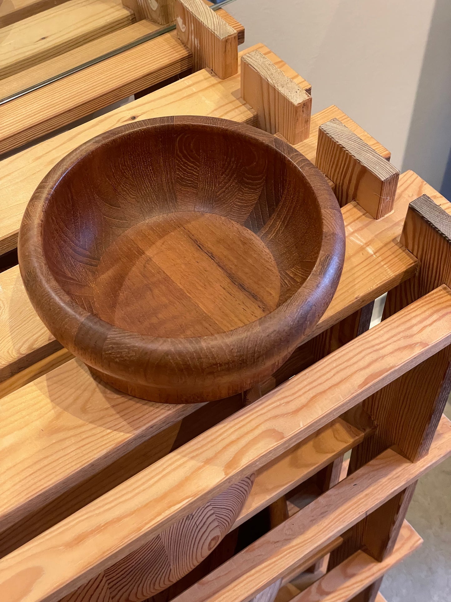 Wooden bowl