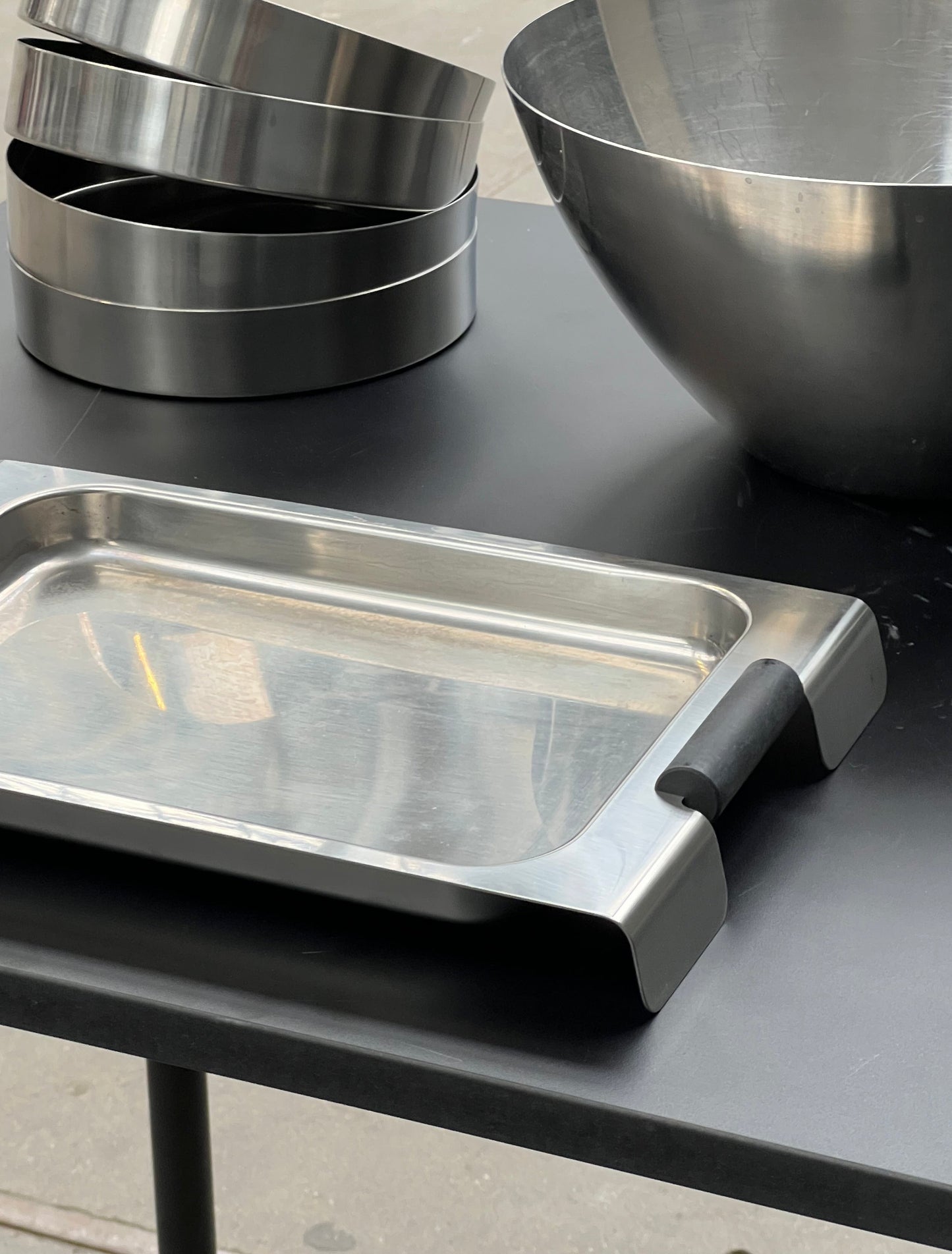 Steel tray