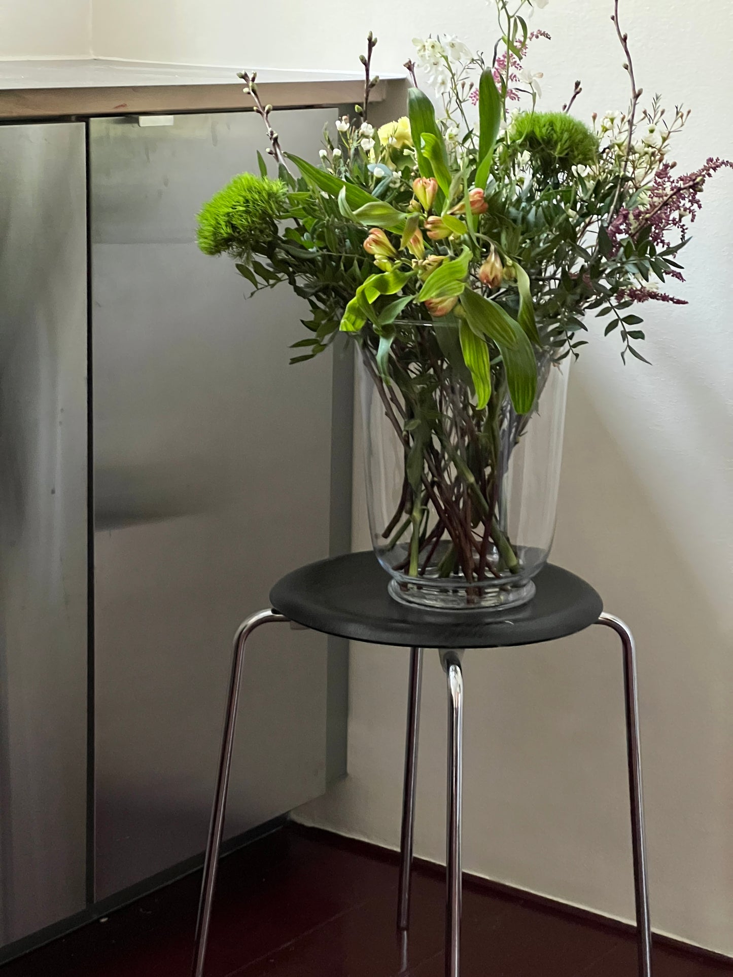 Big glass vase
