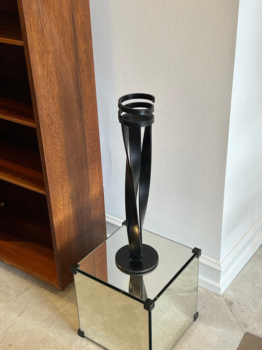 Large iron candle holder