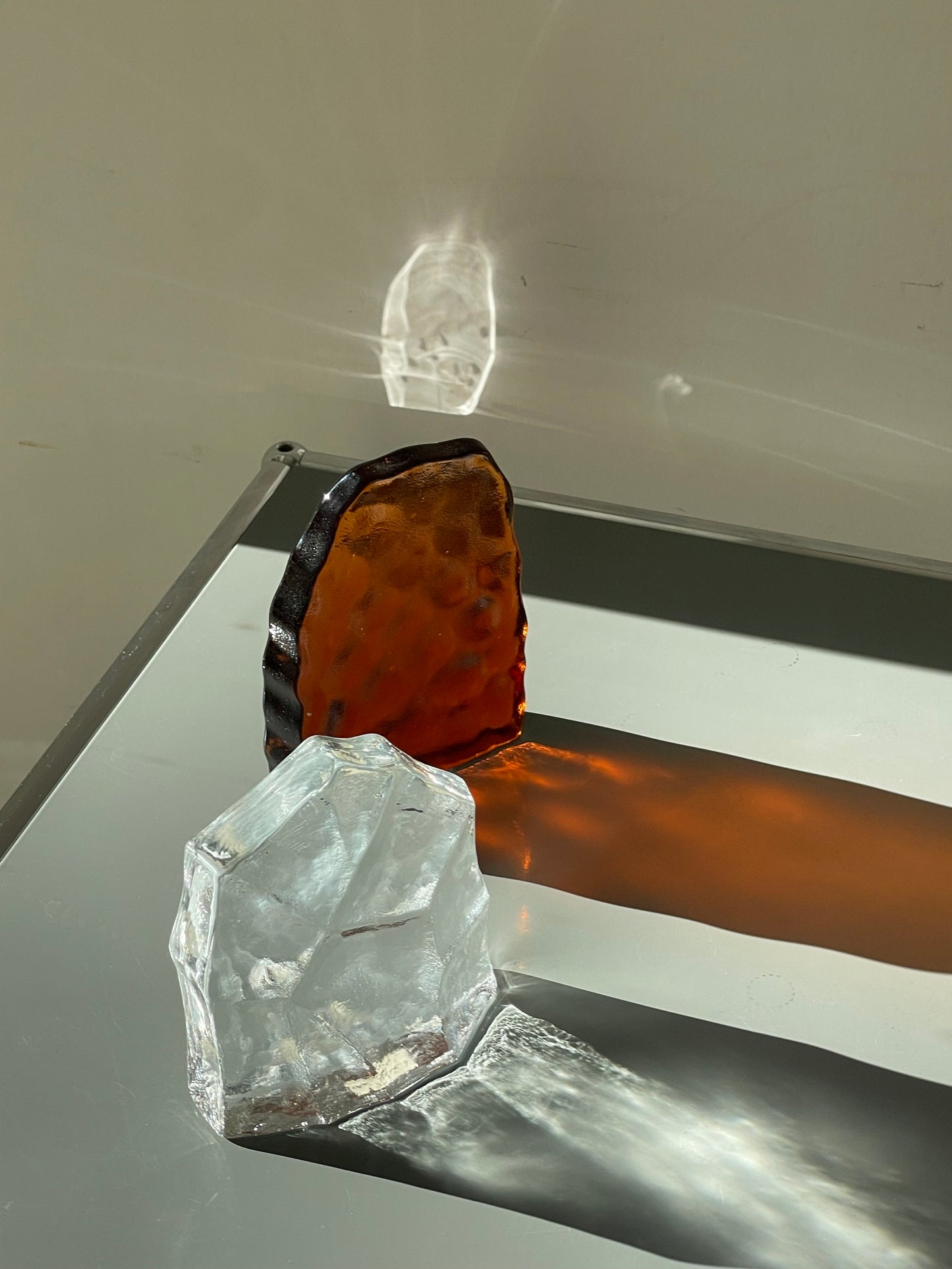 Chunky glass objects