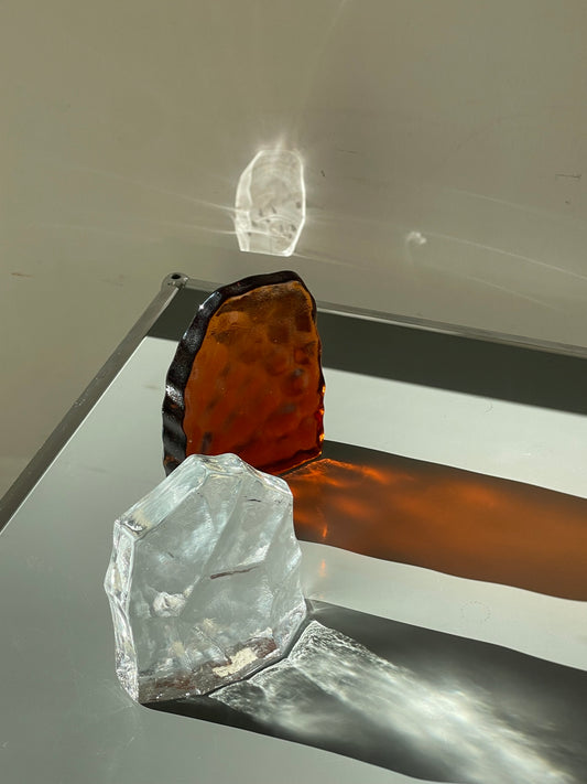 Chunky glass objects