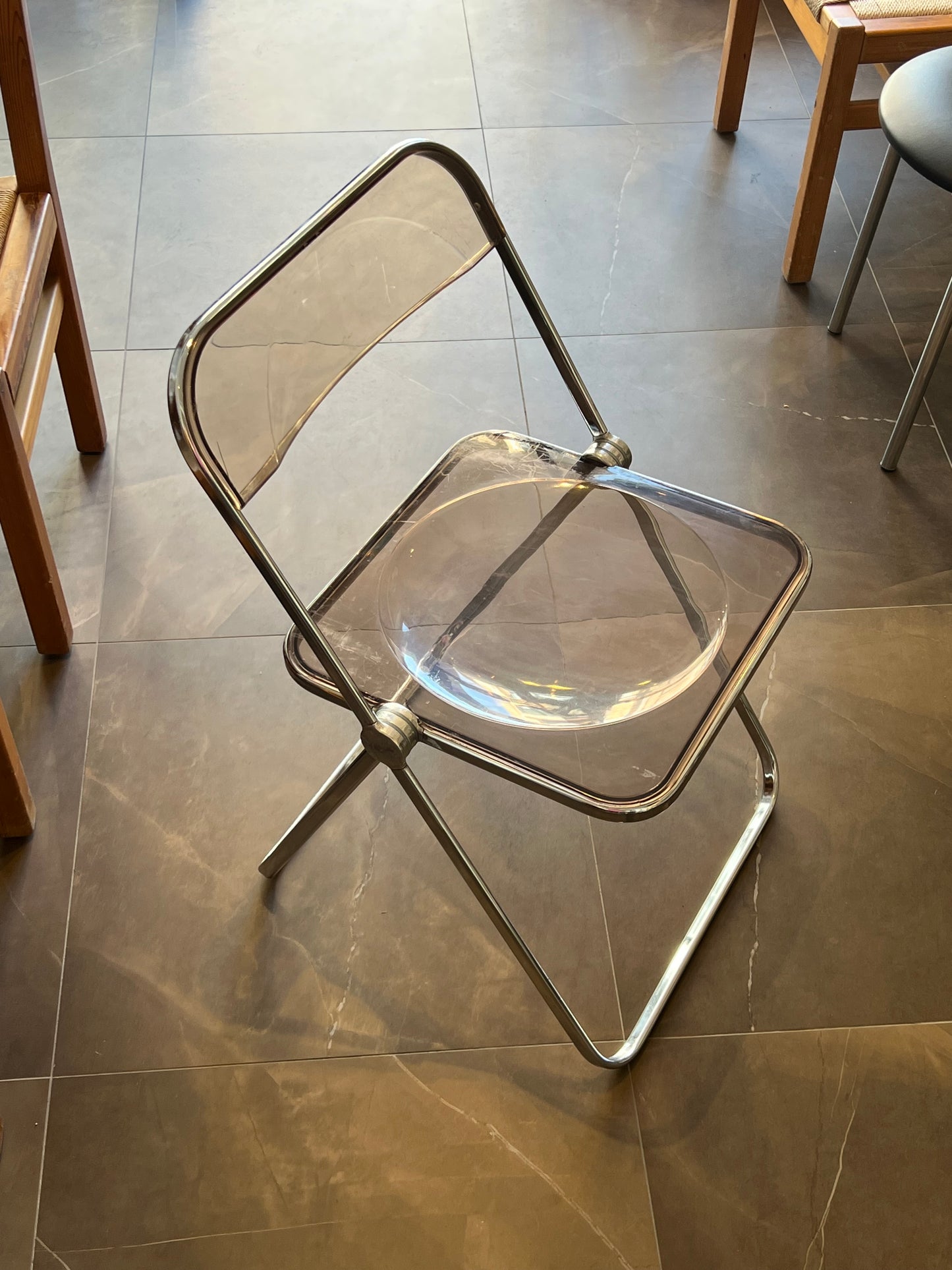 Plia folding chairs