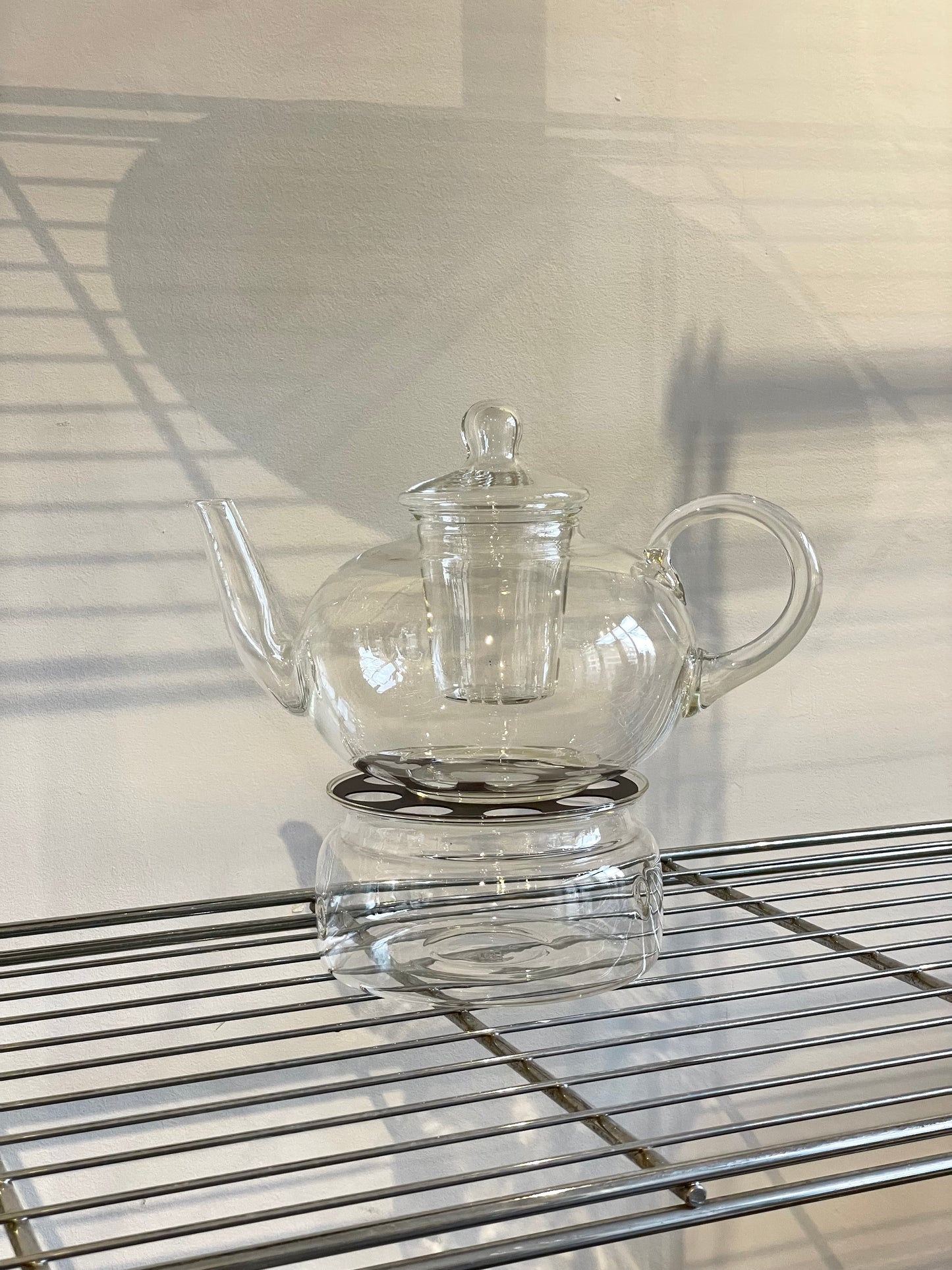 Glass Teapot with warmer