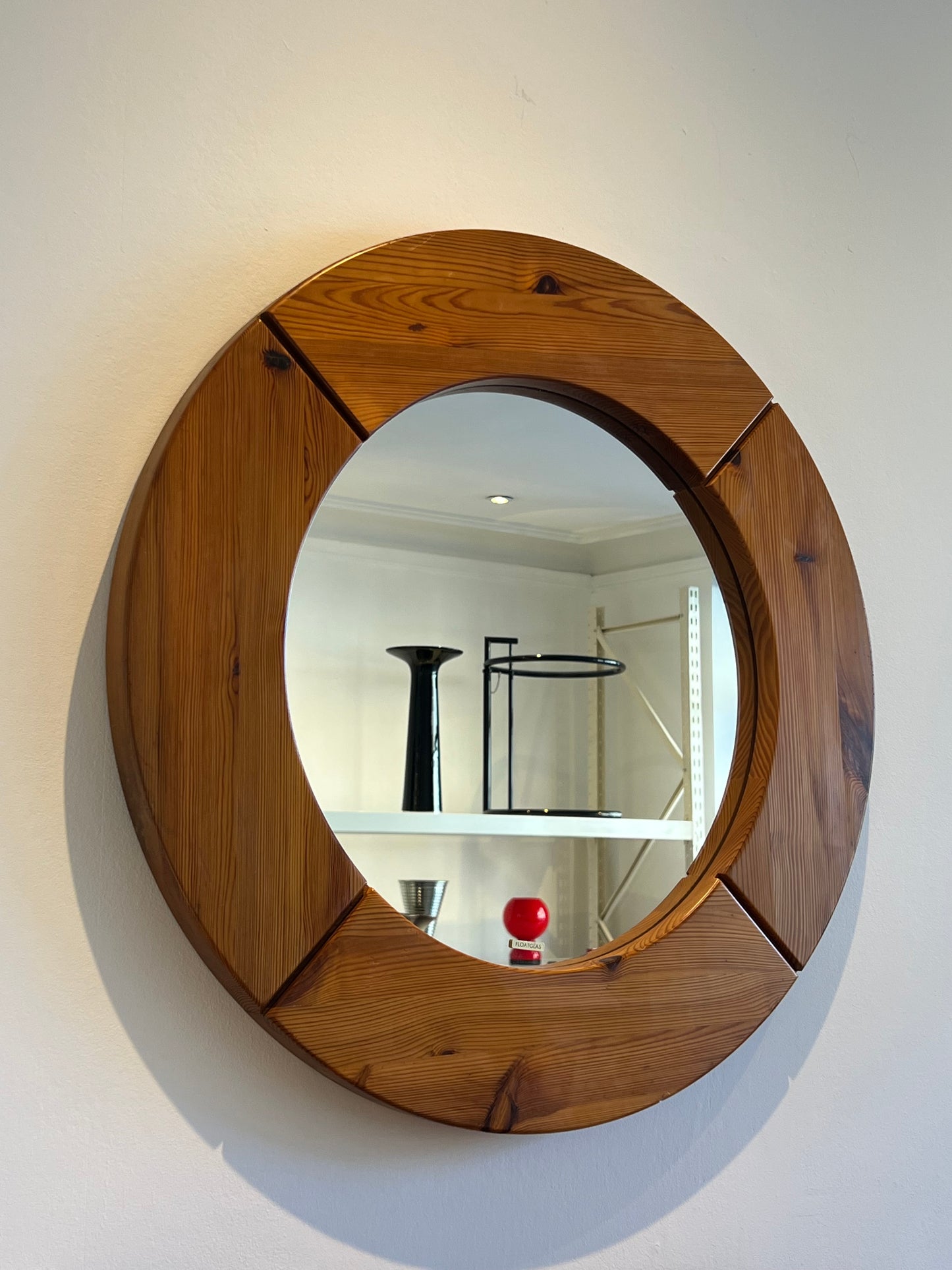 Wooden frame mirror