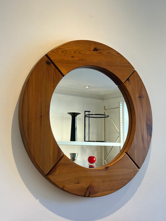 Wooden frame mirror