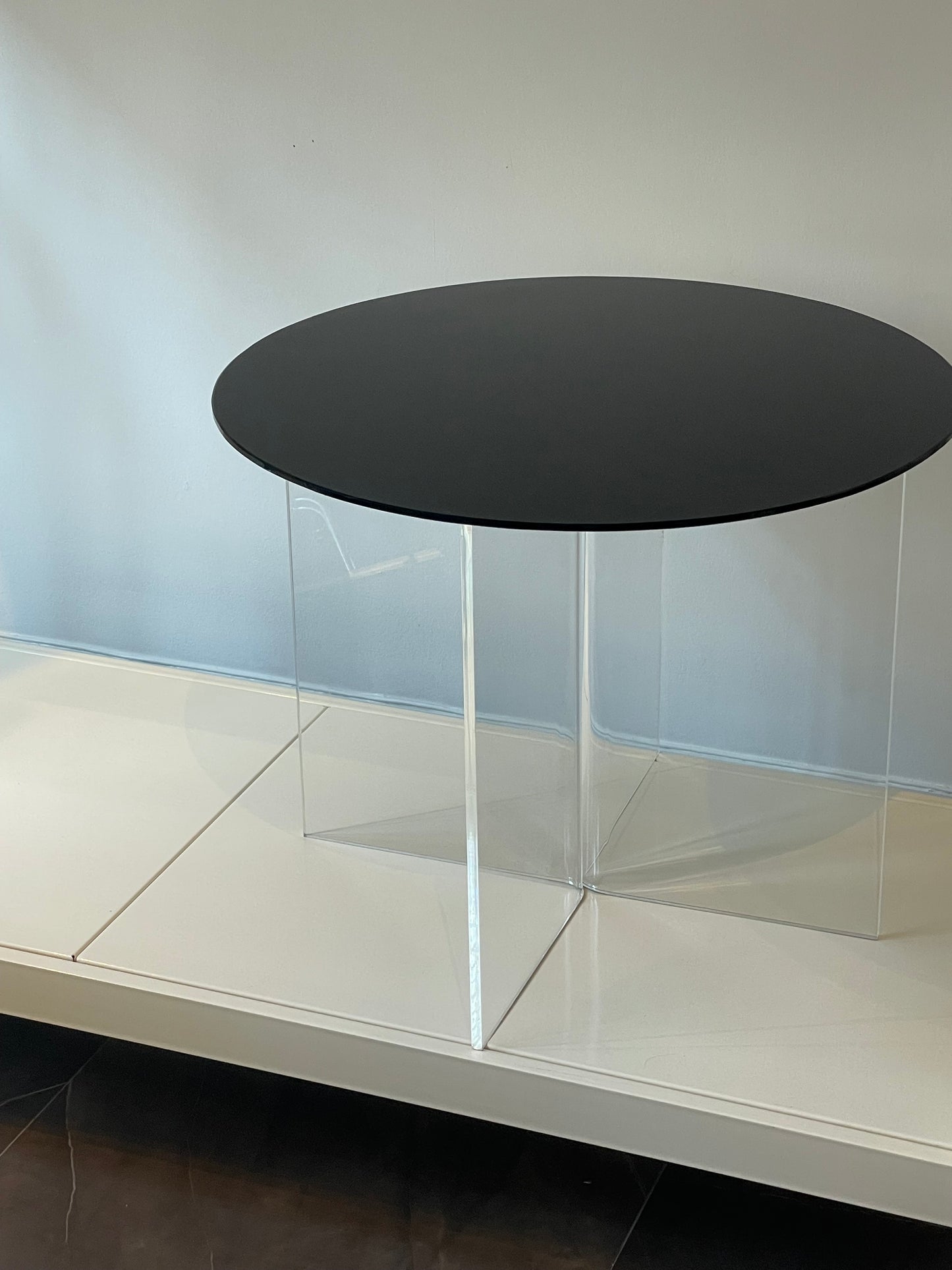 Side Table with glass top