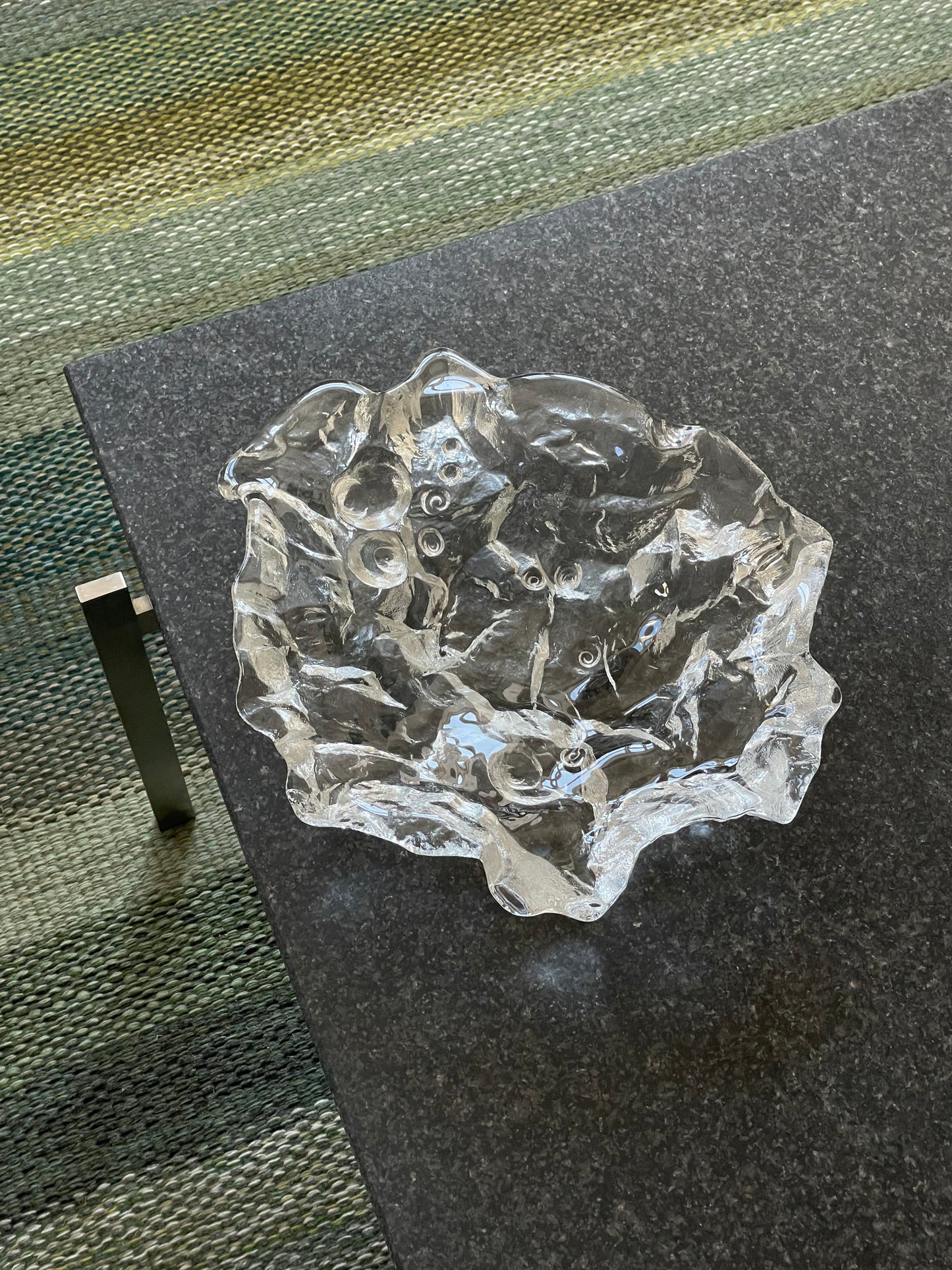 Chunky Fossil glass bowl