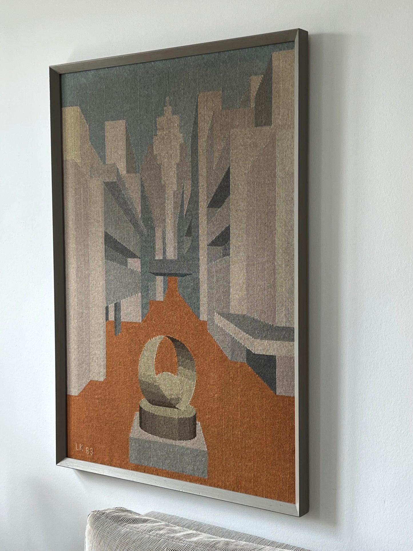 Embroidered artwork