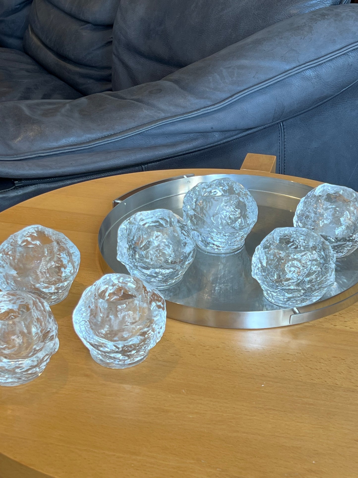 Snowball candle holder