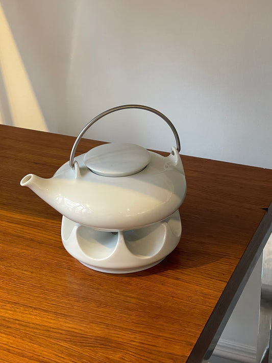 Porcelain Teapot with warmer