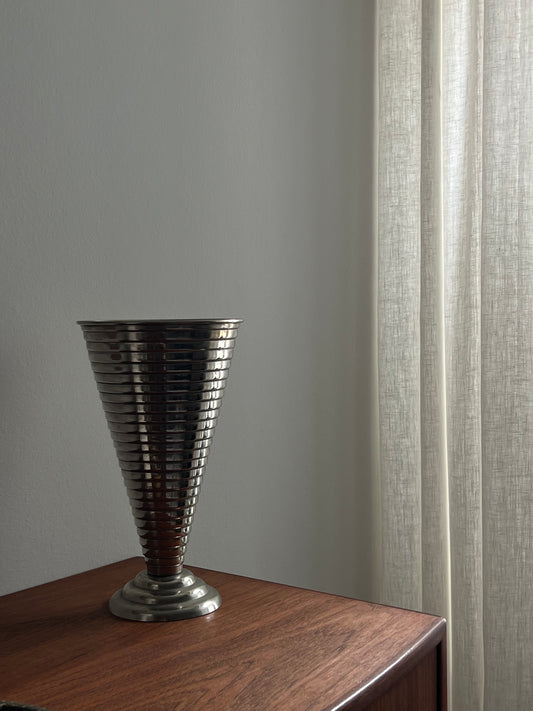 Steel vase