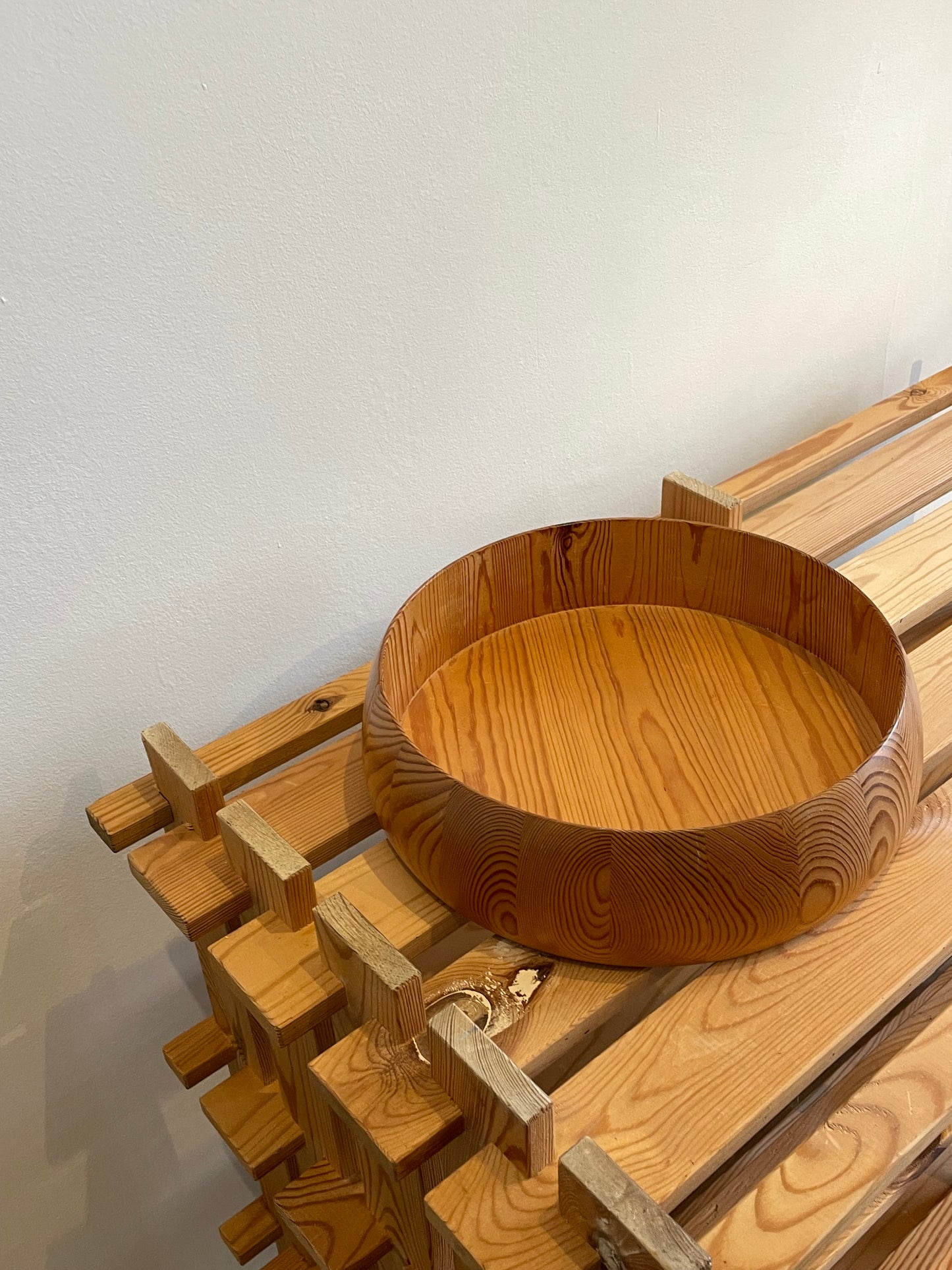 Wooden bowl