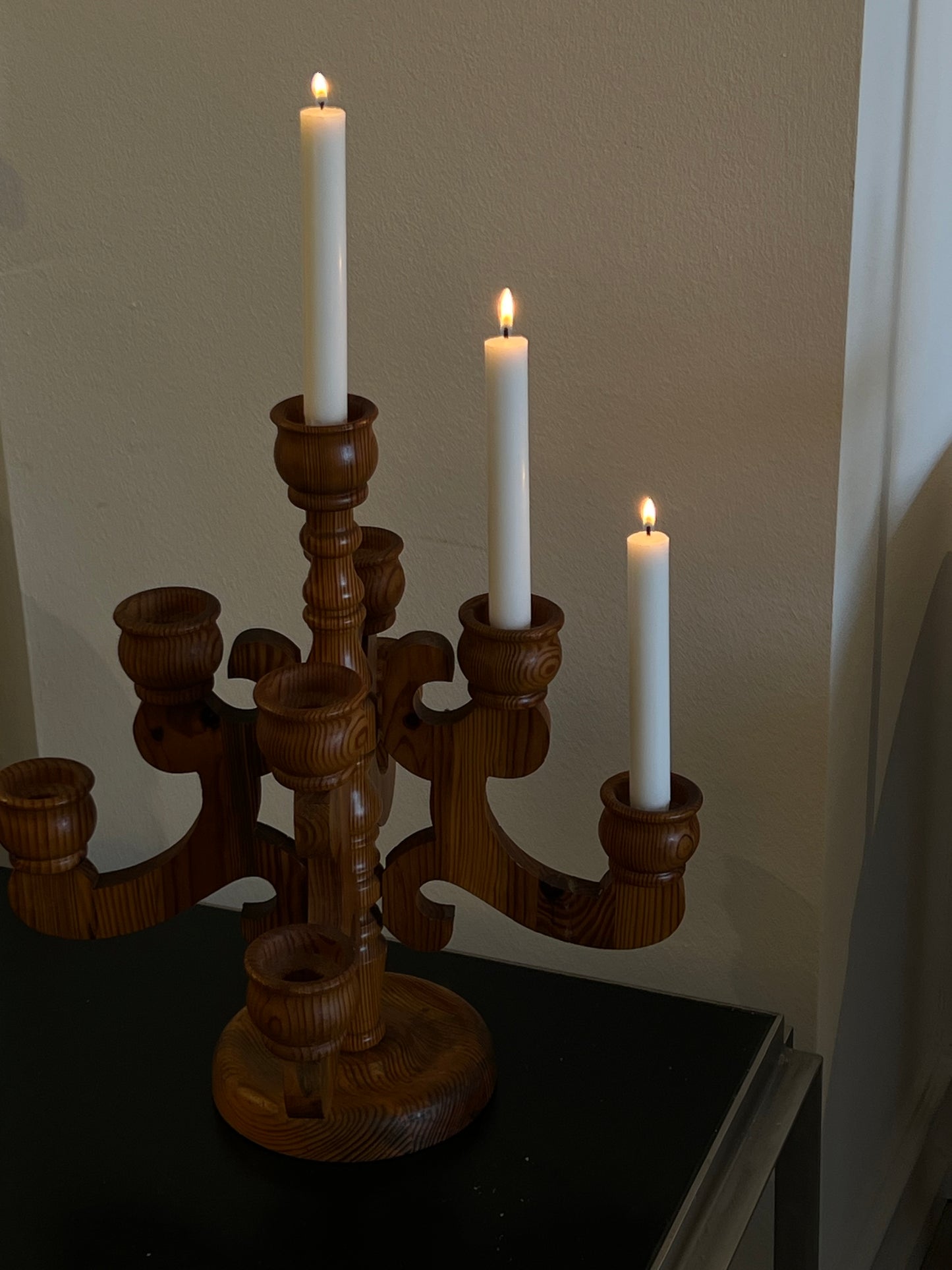 Wooden Candle Holder