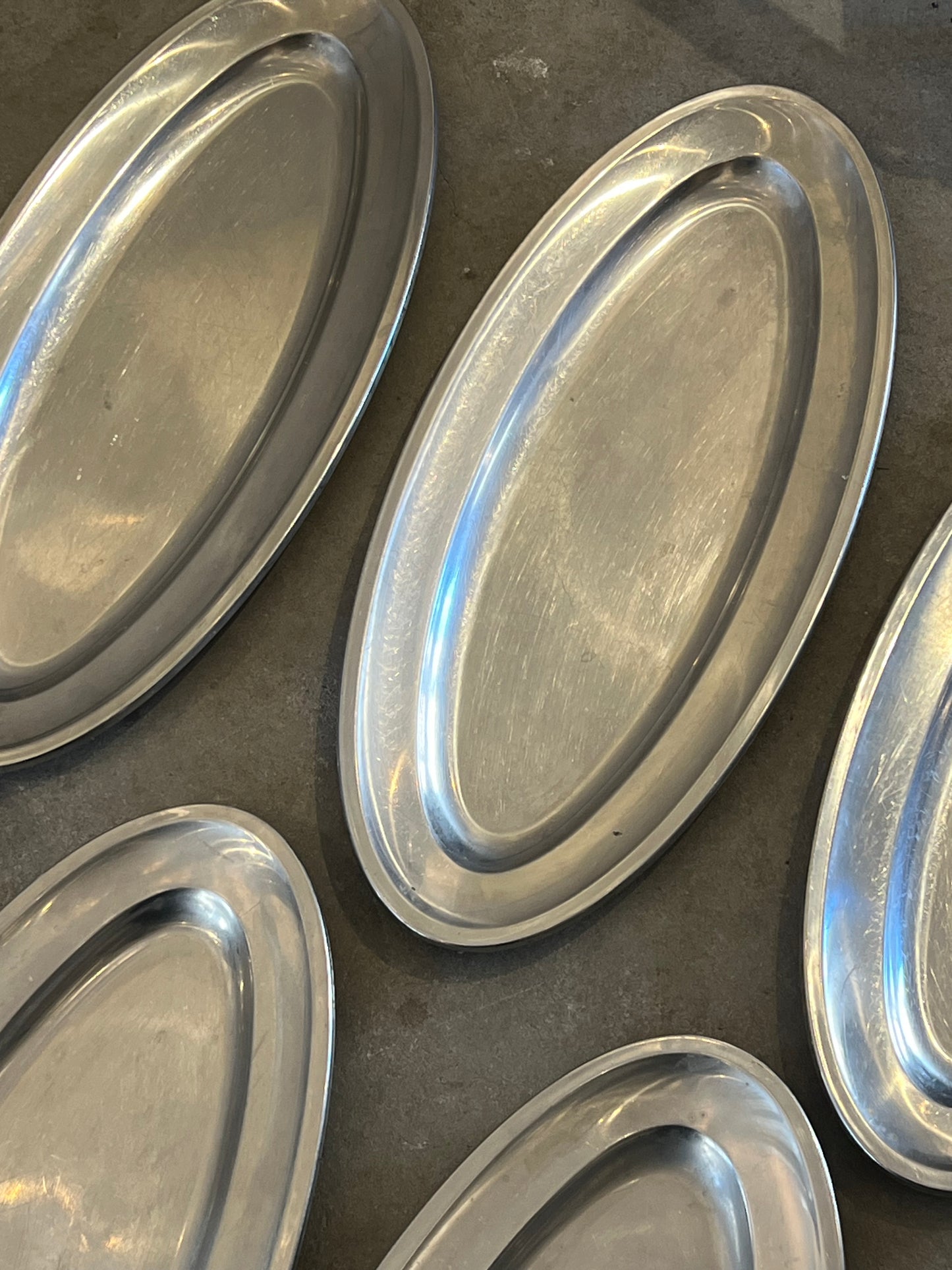 Long Stainless Steel Serving Tray
