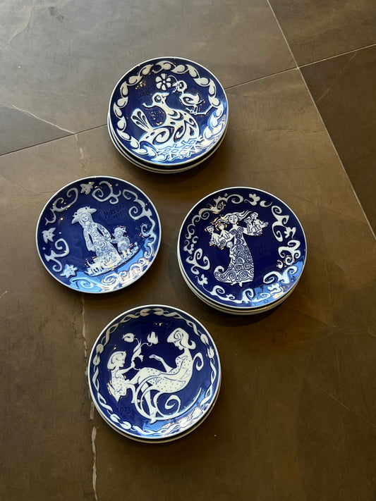 Vintage plates - Mother’s Day edition