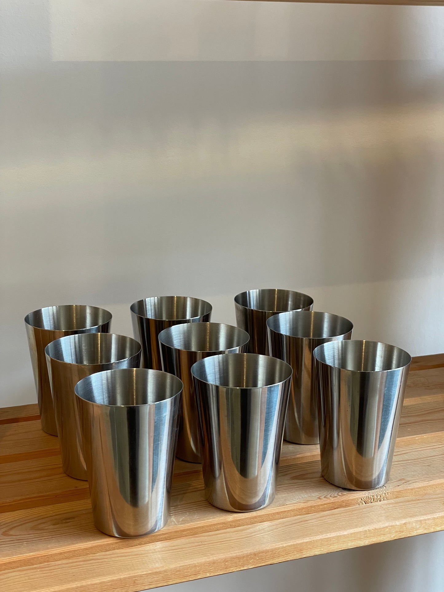 Stainless steel cups