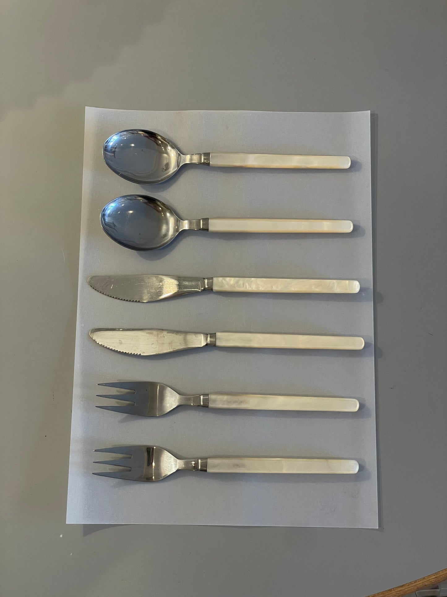 Stainless steel cutlery