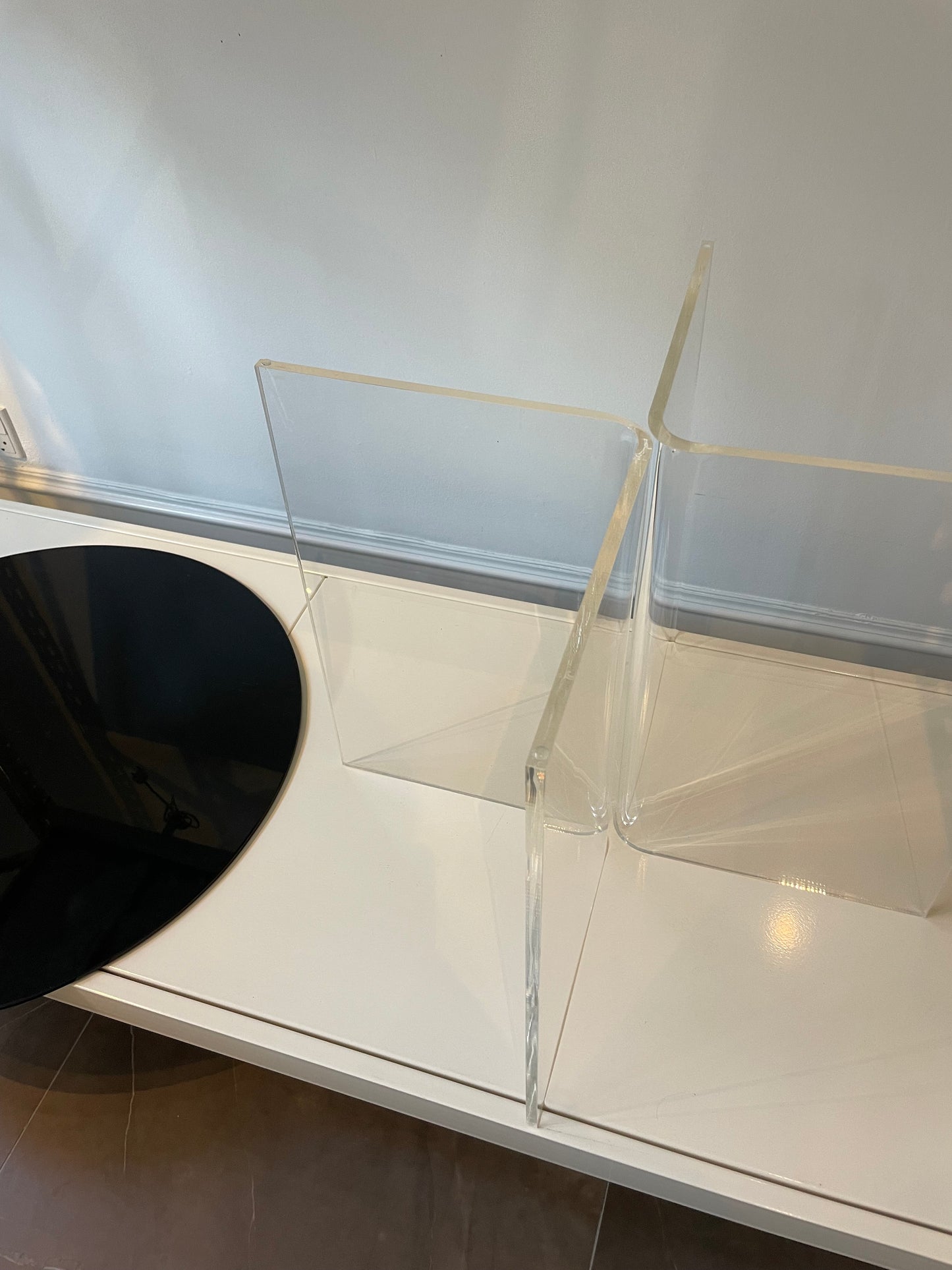 Side Table with glass top