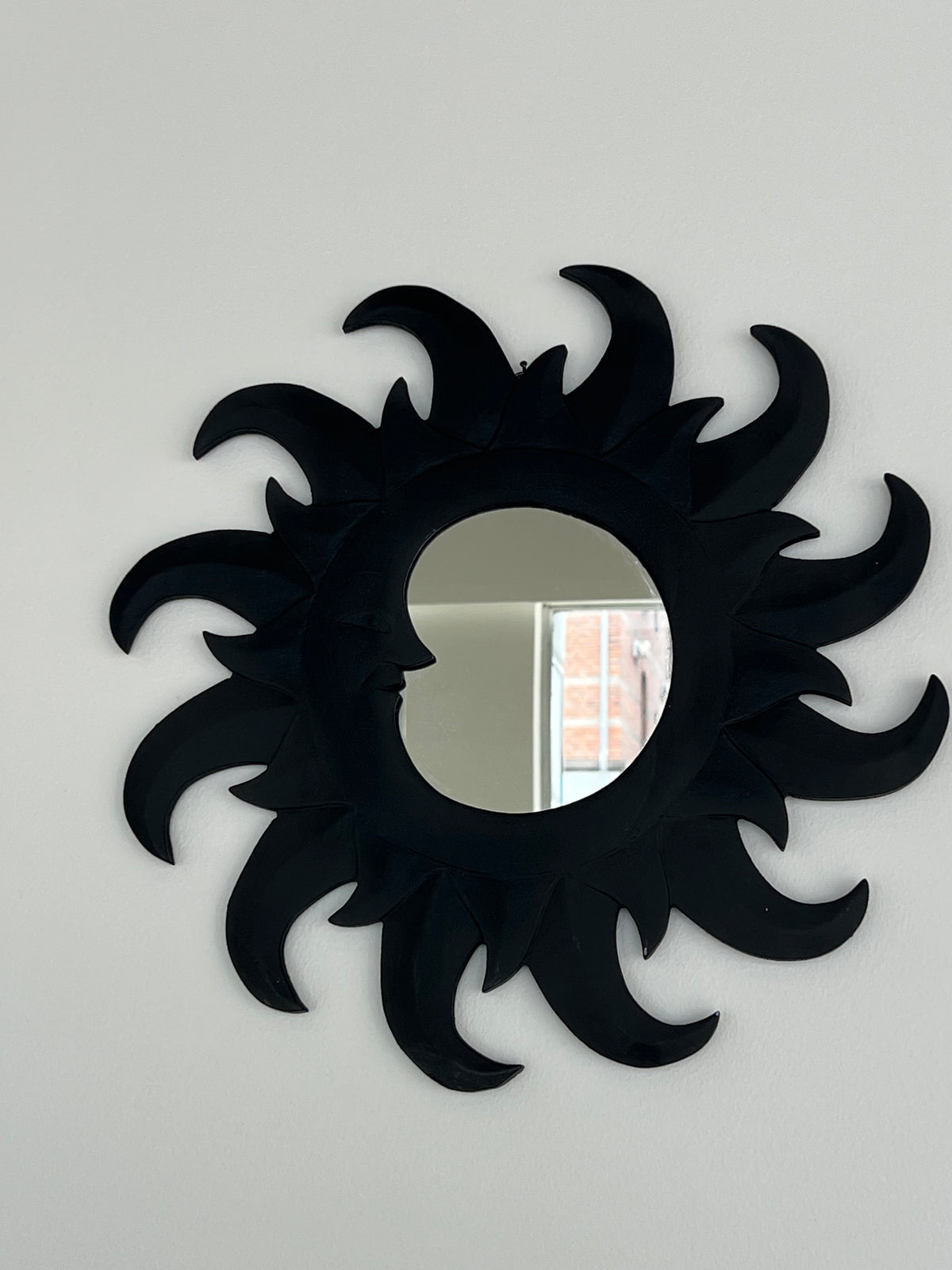 Black Sunburst Mirror